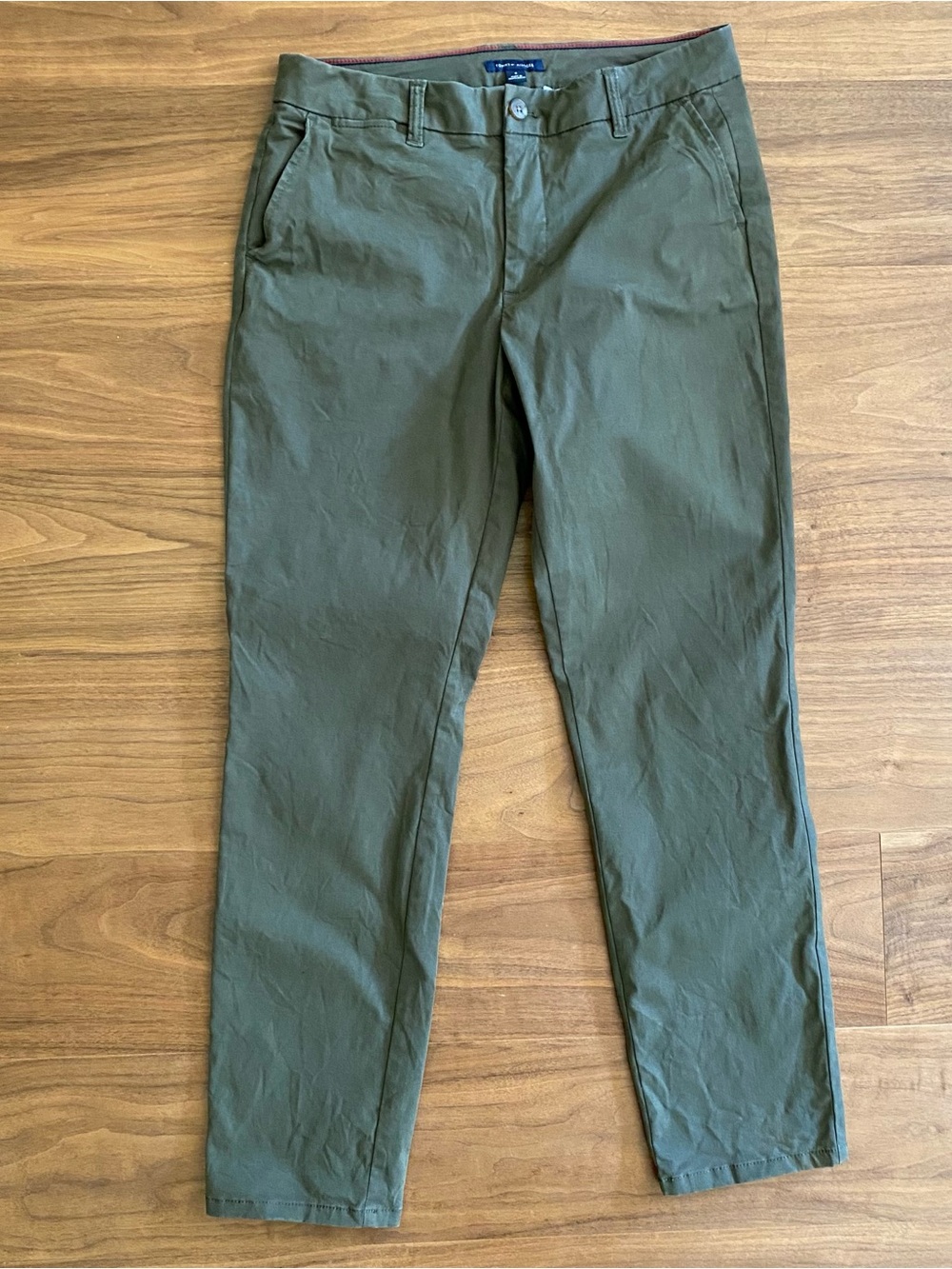 Tommy Hilfiger Olive Green Chino Pants Size 8